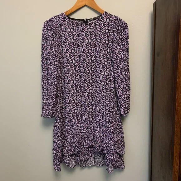 90s inspired Zara floral mini dress - Picture 2 of 8